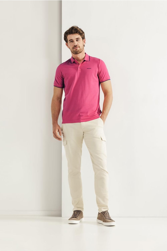 PIQUE POLO MET STREEPDETAILS 46115400 4300